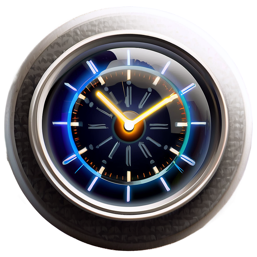 Futuristic Clock Clipart Png Man PNG Image