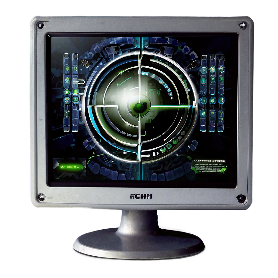 Futuristic Computer Monitor Png Dau PNG Image