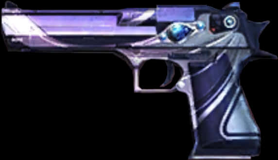 Futuristic Desert Eagle Concept PNG Image