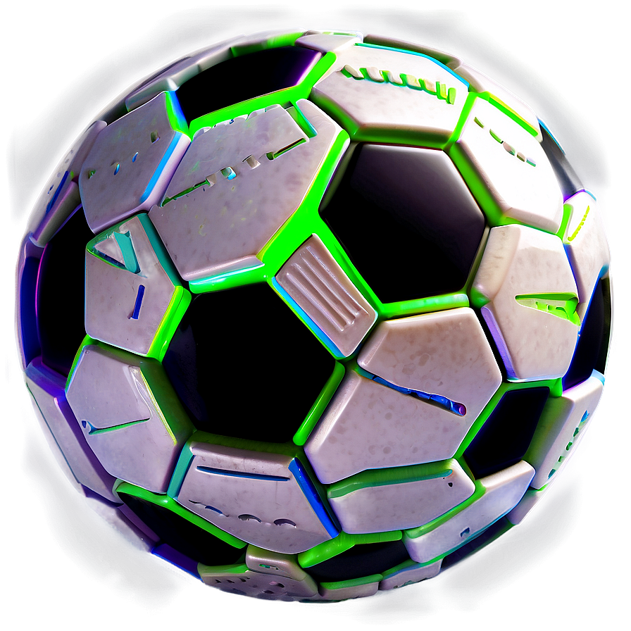 Futuristic Football Ball Png Wjq PNG Image