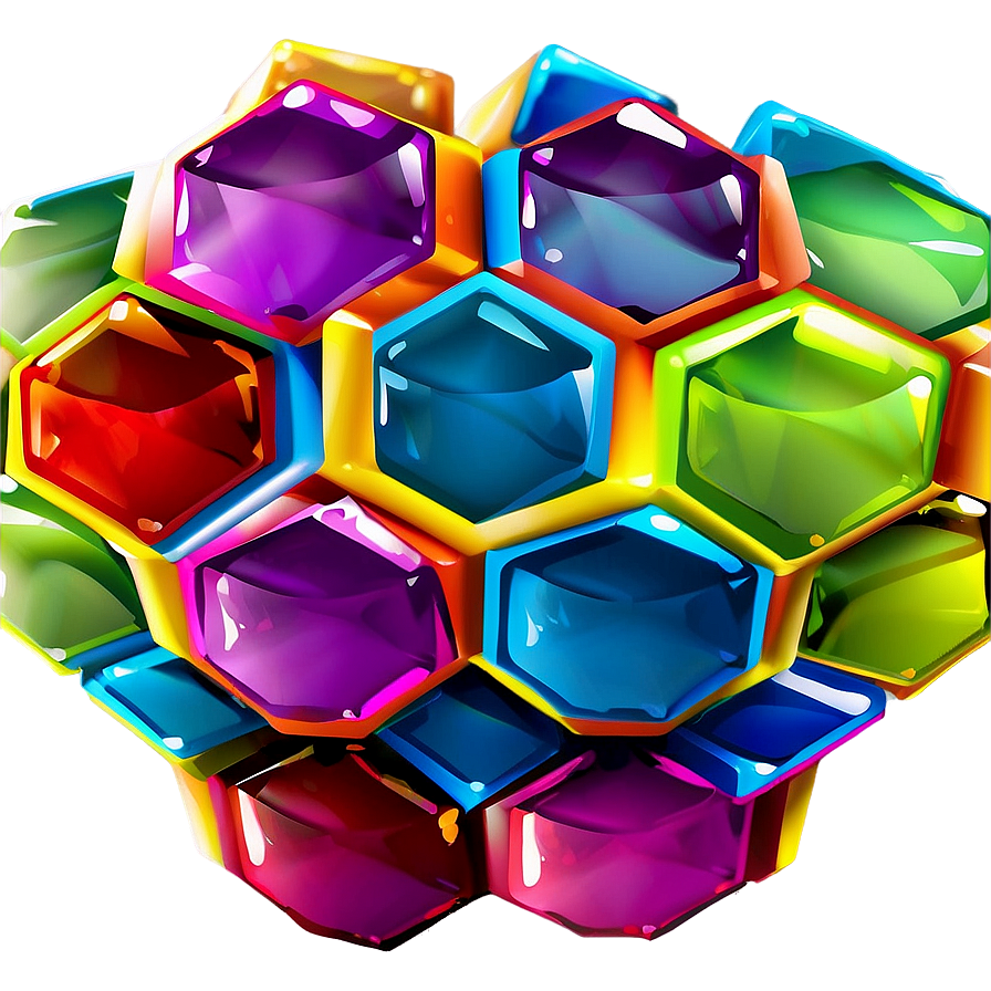 Futuristic Hexagon Pattern Png Jom85 PNG Image