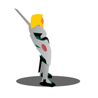 Futuristic Knight Warrior PNG Image