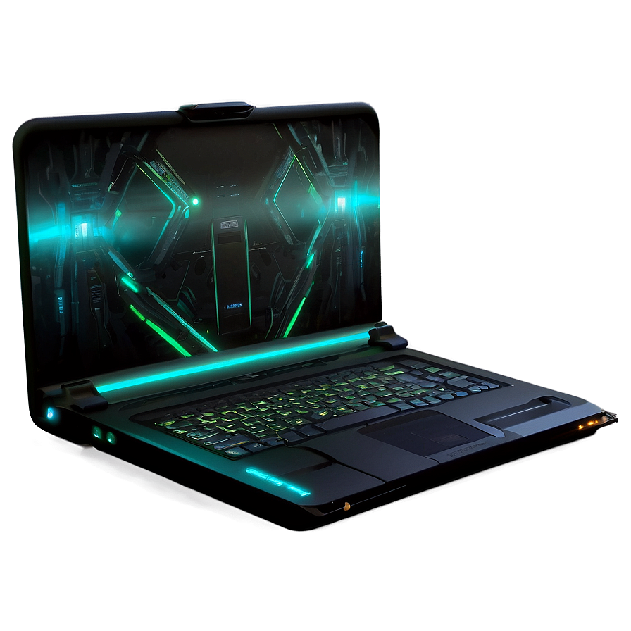 Futuristic Laptop Draft Png 05032024 PNG Image