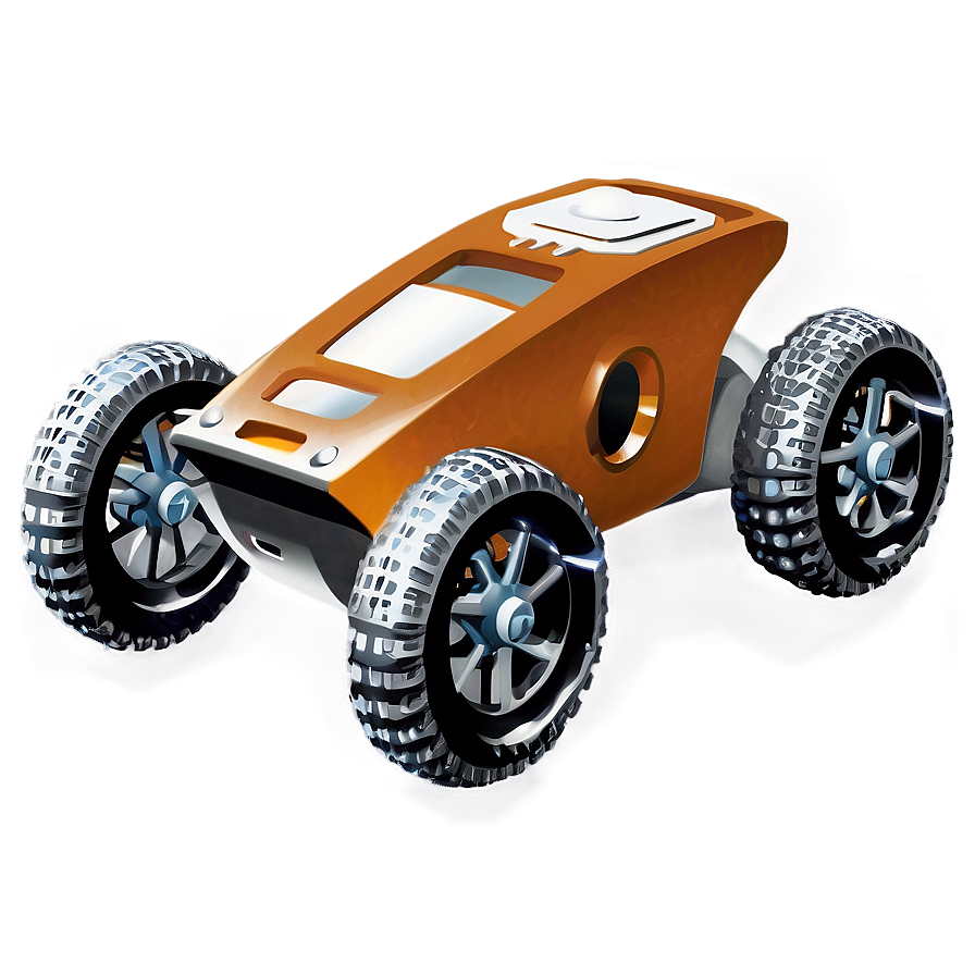 Futuristic Mars Rover Buggy Png Qvt PNG Image