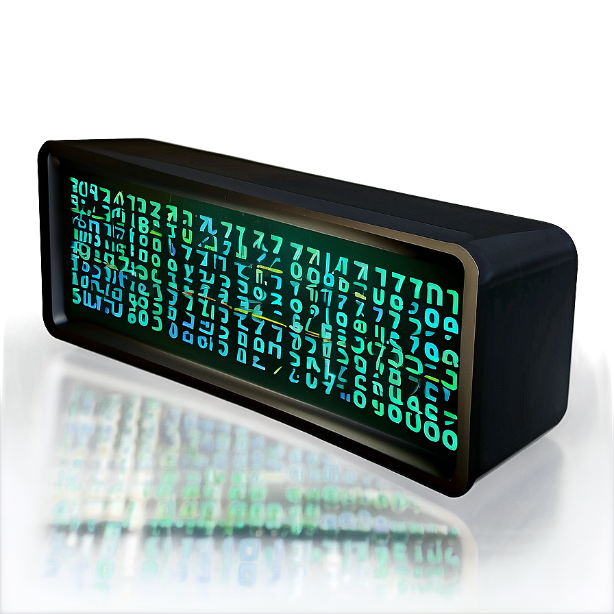 Futuristic Matrix Code Display Png Jae72 PNG Image