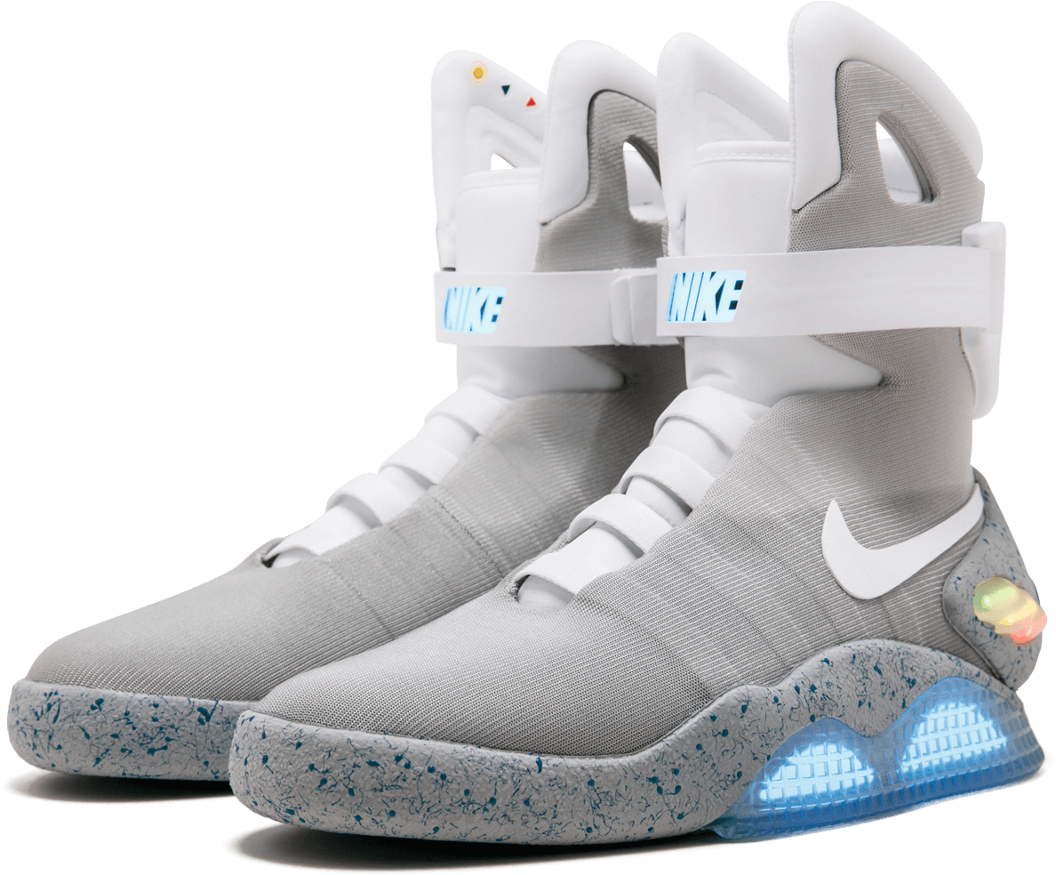 Futuristic Nike Sneakers PNG Image