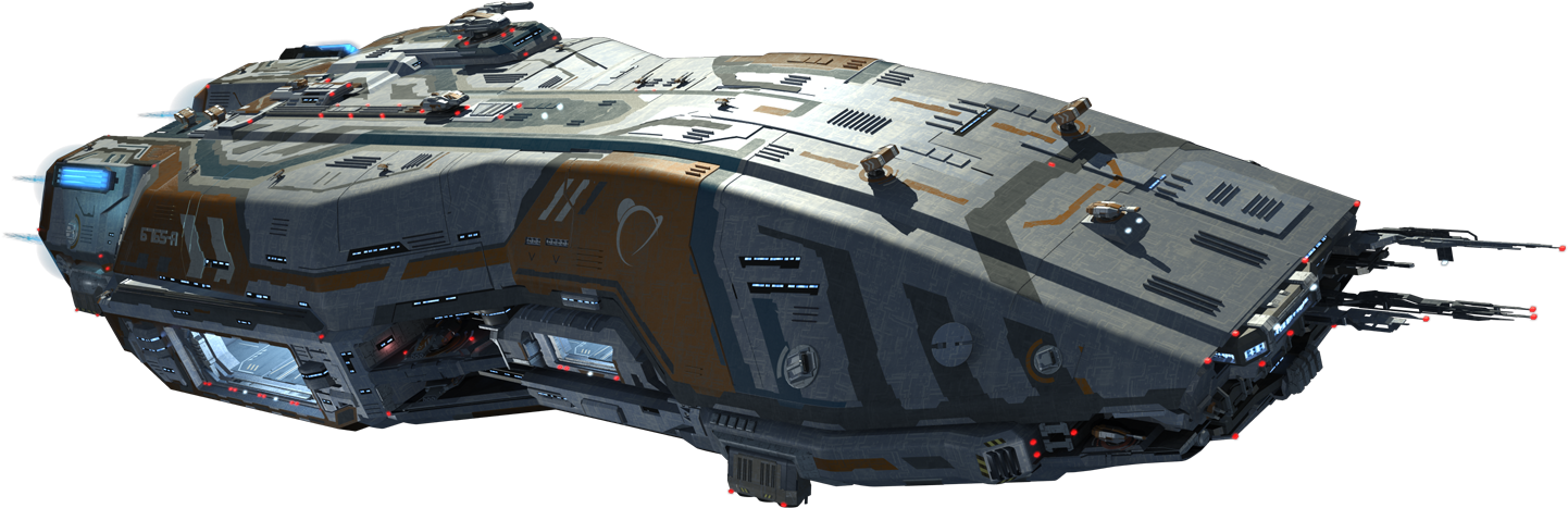 Futuristic Space Cruiser Design PNG Image