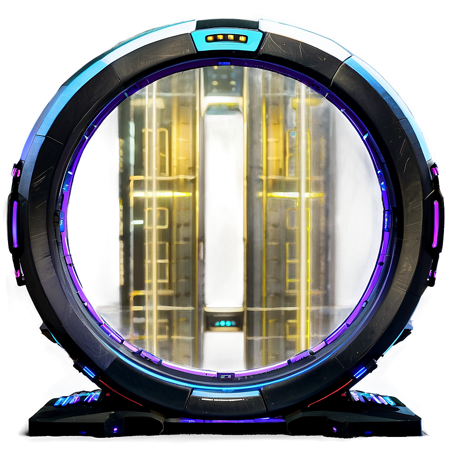 Futuristic Teleporter Png Wuo56 PNG Image