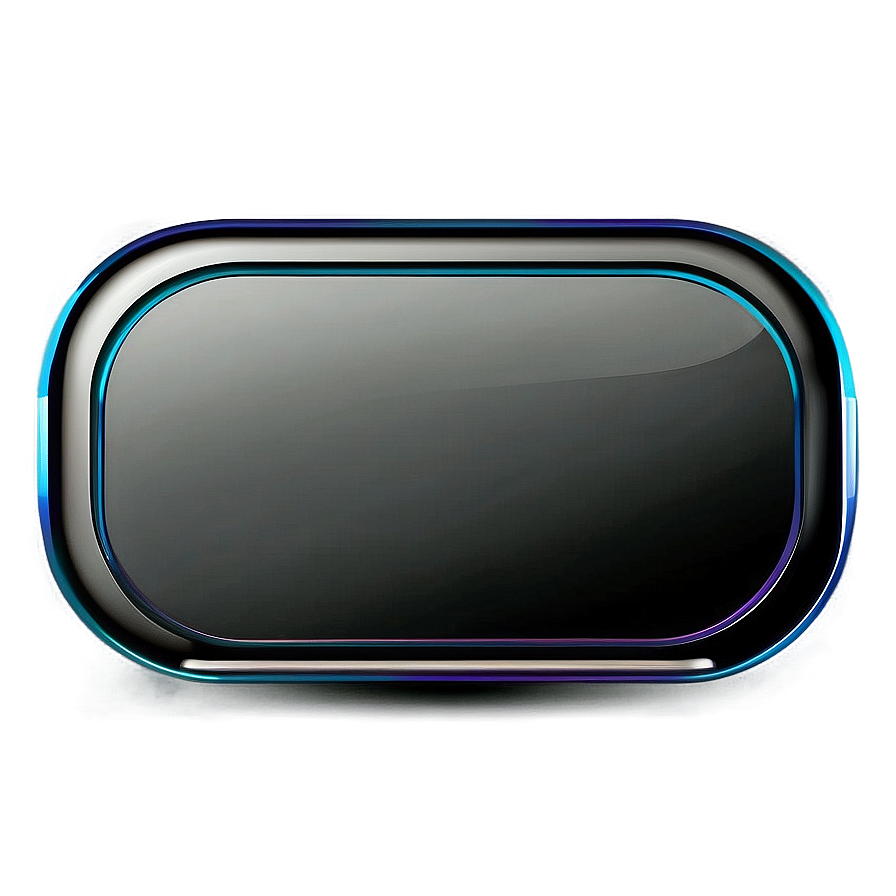 Futuristic Vector Rounded Rectangle Design Png Iax PNG Image