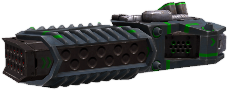 Futuristic Weapon Design Thunder PNG Image