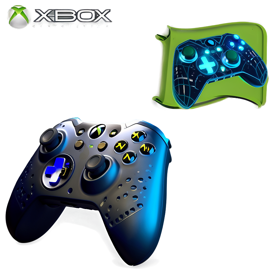 Futuristic Xbox Controller Design Png Mnj42 PNG Image