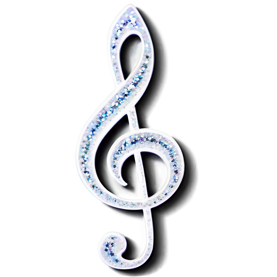 G Clef With Glitter Png 35 PNG Image