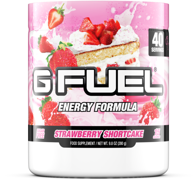 G Fuel Strawberry Shortcake Energy Formula PNG Image