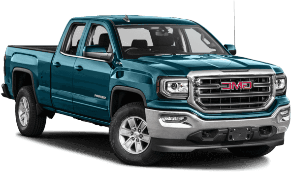 G M C Pickup Truck Teal Color PNG Image