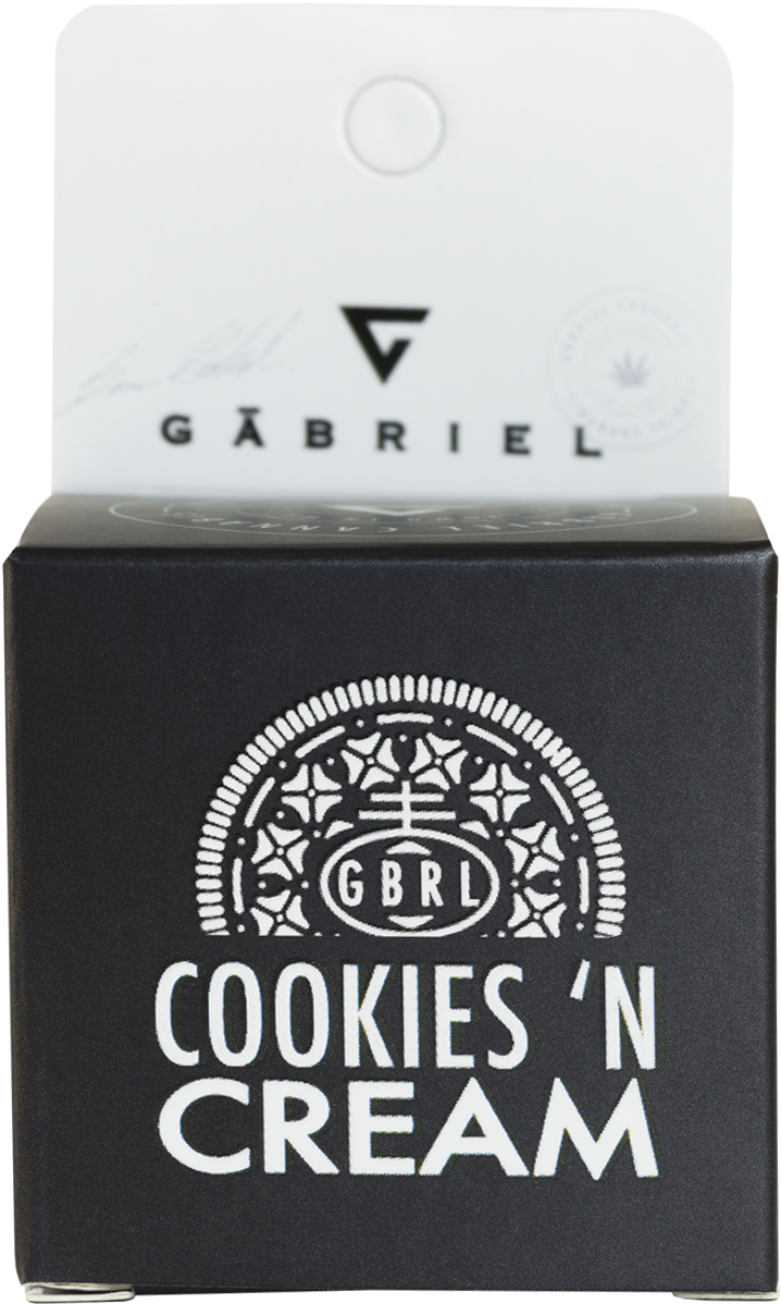 Gabriel Cookiesand Cream Product Packaging PNG Image