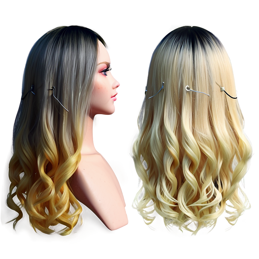 Gacha Hair Ombre Png 06212024 PNG Image