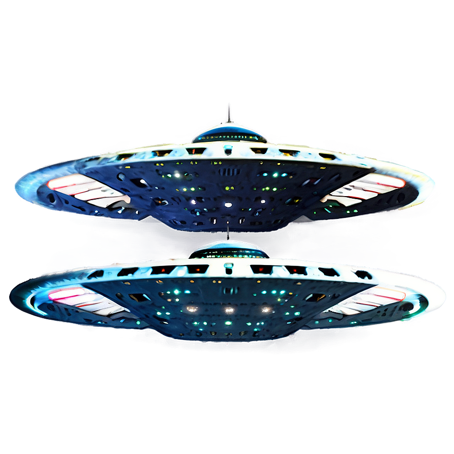 Galactic Alien Fleet Png 05032024 PNG Image