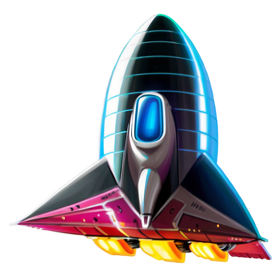 Galactic Rocketship Png Bqw PNG Image