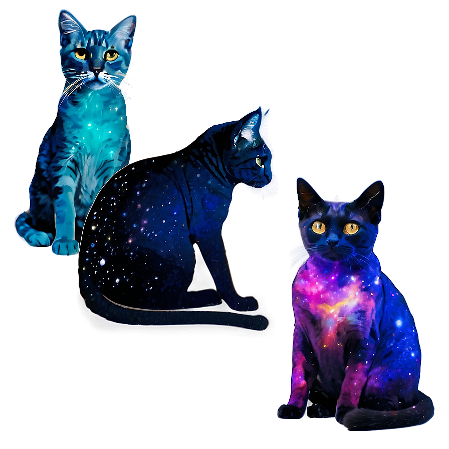 Galaxy Cat Png Hgh90 PNG Image