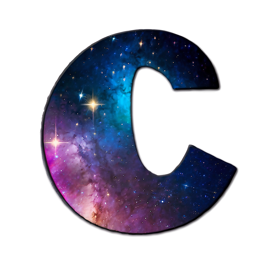 Galaxy Letter C Png 18 PNG Image