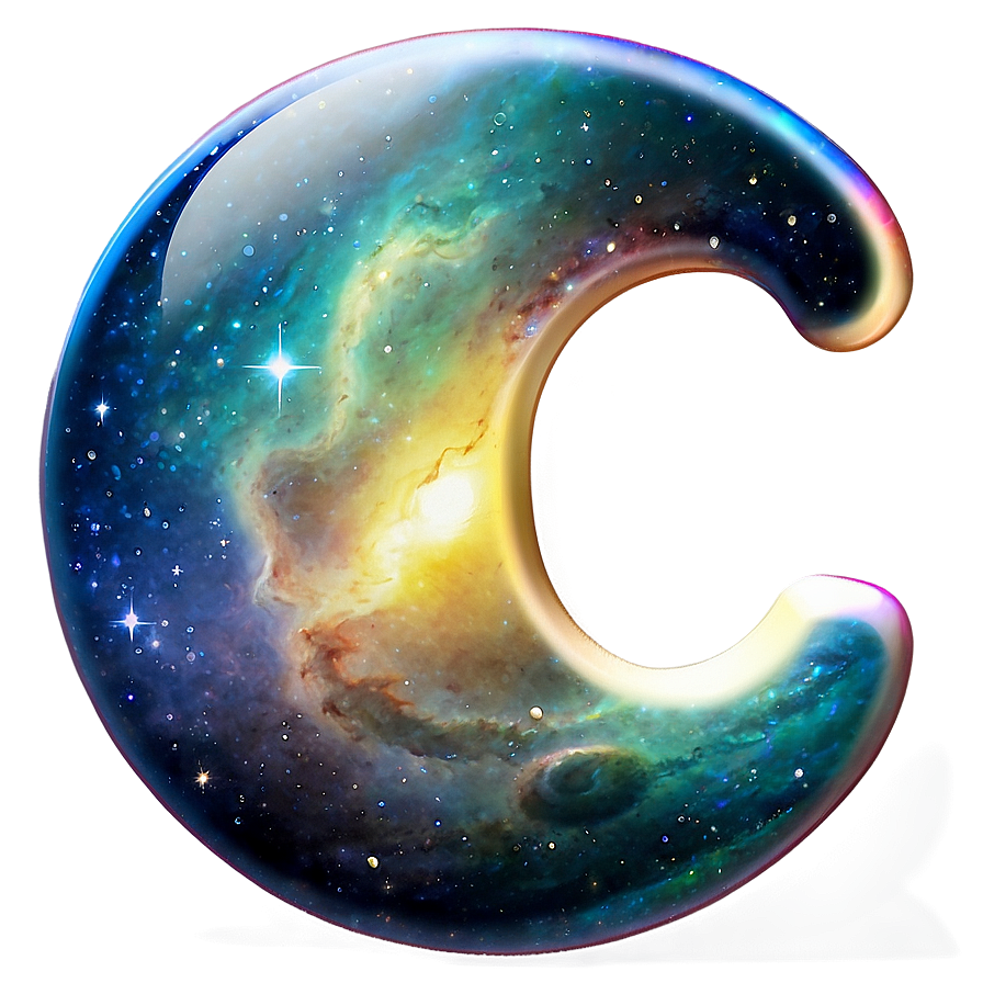 Galaxy Letter C Png Tce38 PNG Image