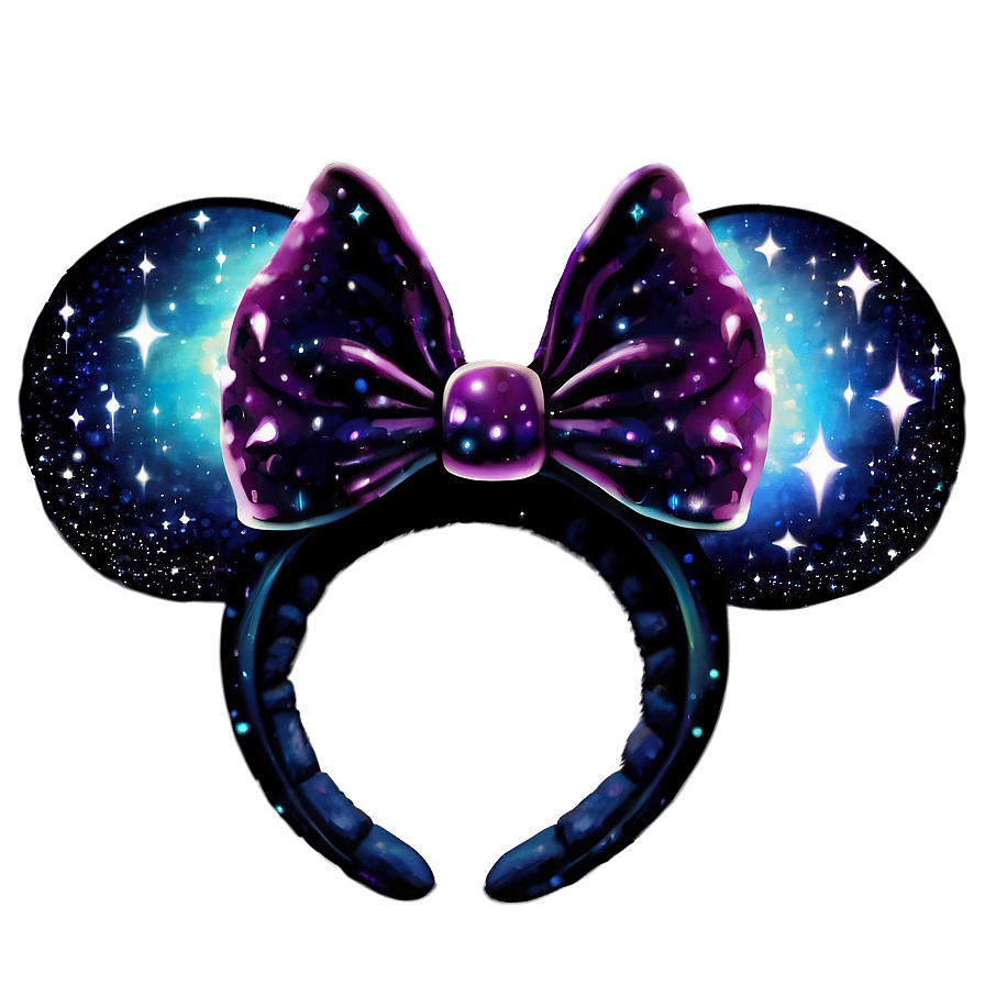 Galaxy Minnie Mouse Ears Png 06132024 PNG Image