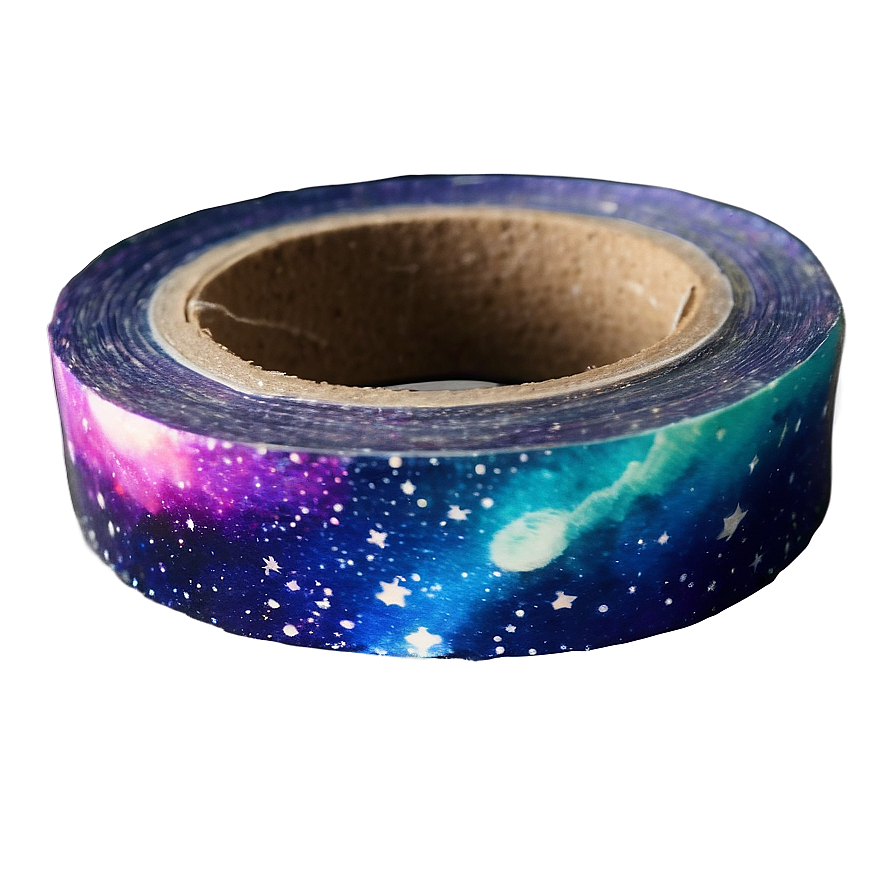 Galaxy Washi Tape Aesthetic Png Rqq12 PNG Image