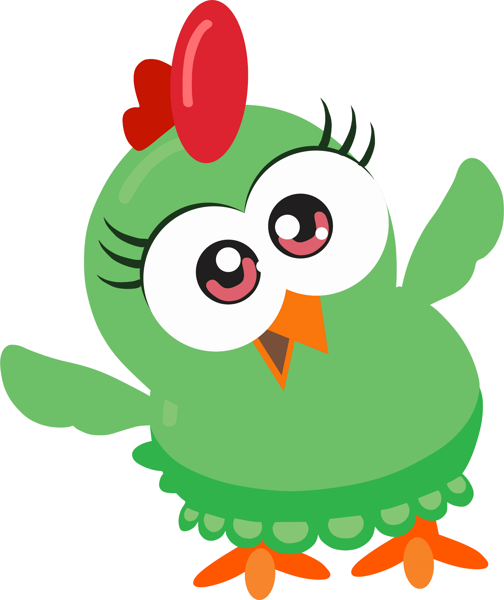 Galinha Pintadinha Cartoon Character PNG Image