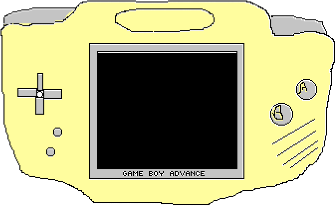 Gameboy Advance Pixel Art PNG Image