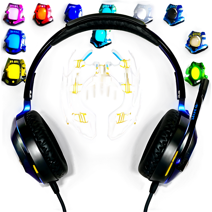 Gaming Headset With Led Lights Png Nqx79 PNG Image