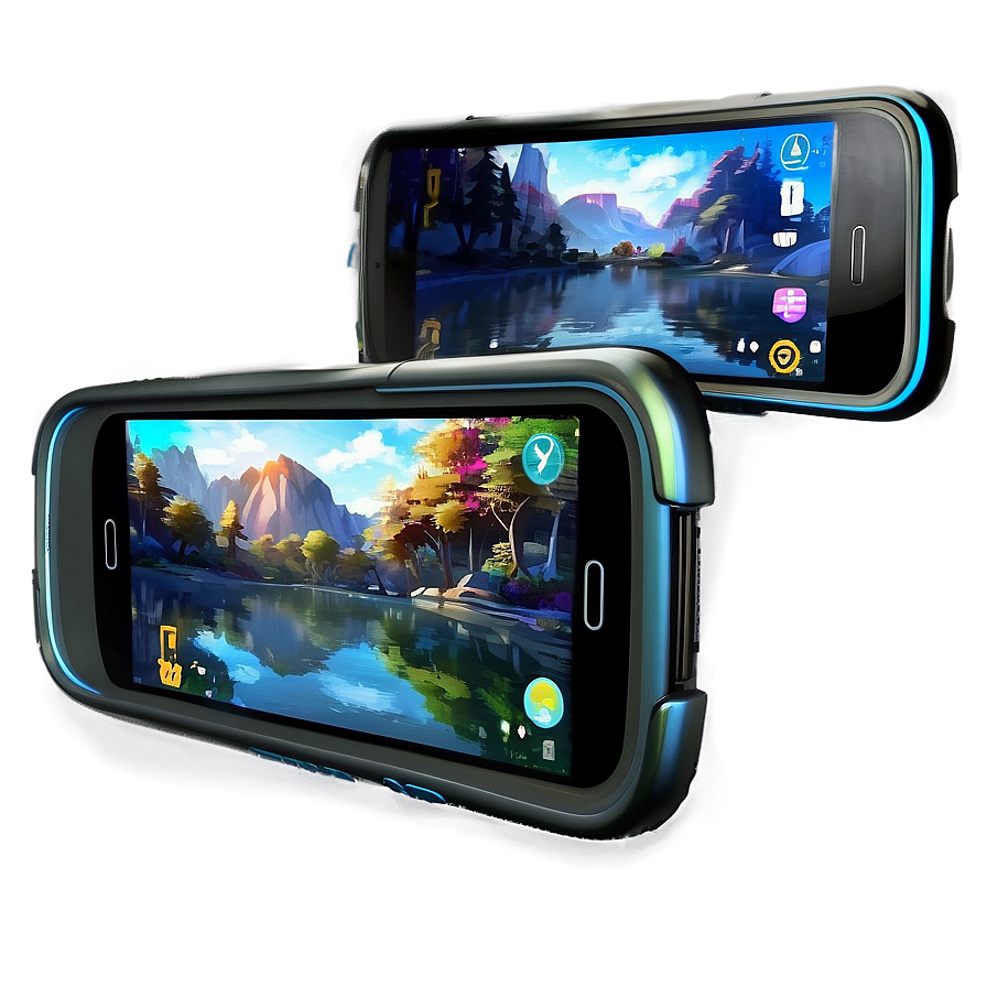 Gaming Phone With Cooler Png Lwk89 PNG Image