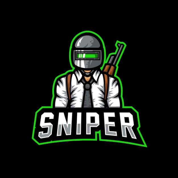 Gaming Sniper Logo PNG Image