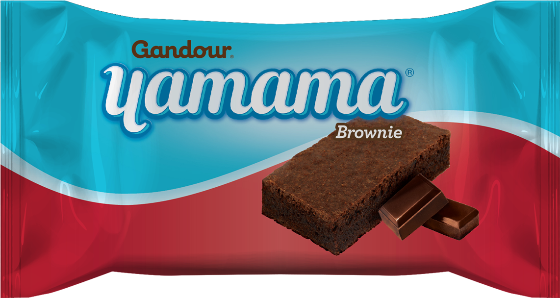 Gandour Yamama Brownie Packaging PNG Image