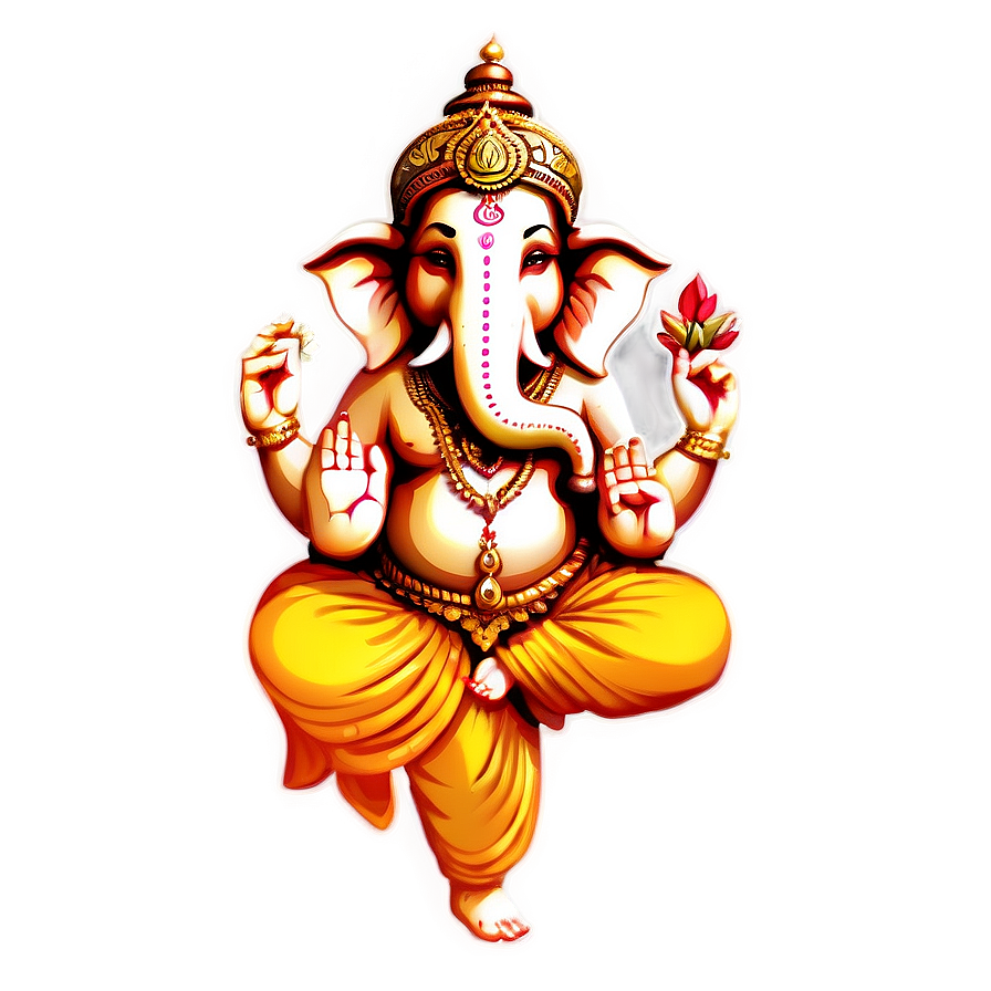 Ganesh Illustration Png 56 PNG Image