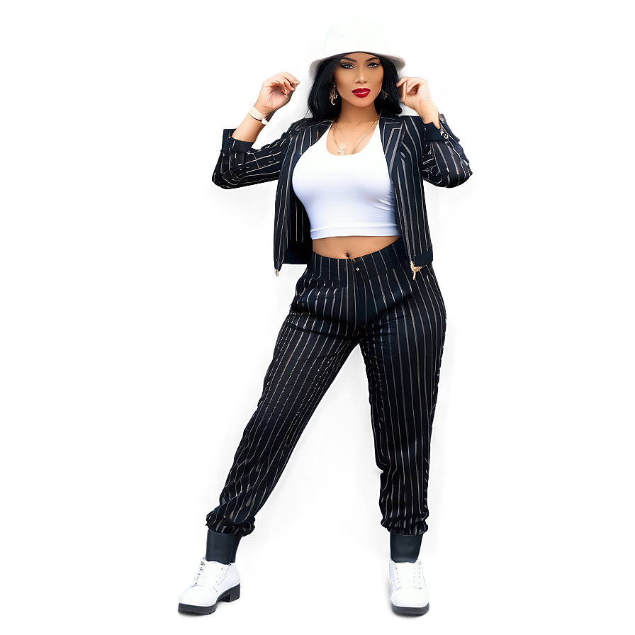 Gangster Chic Outfit Png Bbj38 PNG Image