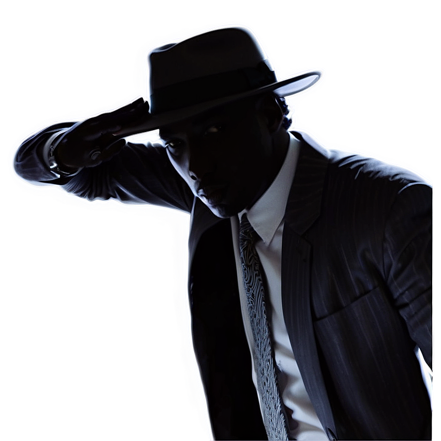 Gangster Silhouette Png Crg PNG Image