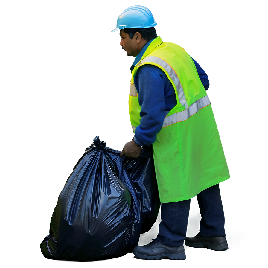 Garbage Collector In Action Png 05242024 PNG Image