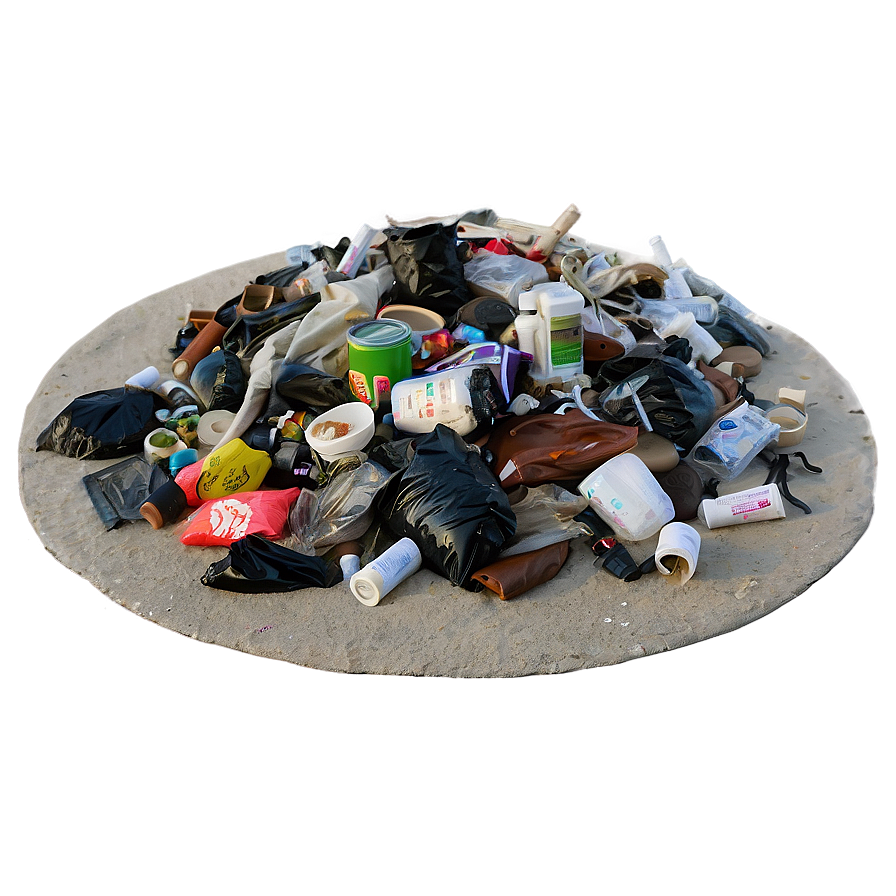 Garbage On Beach Scene Png 93 PNG Image