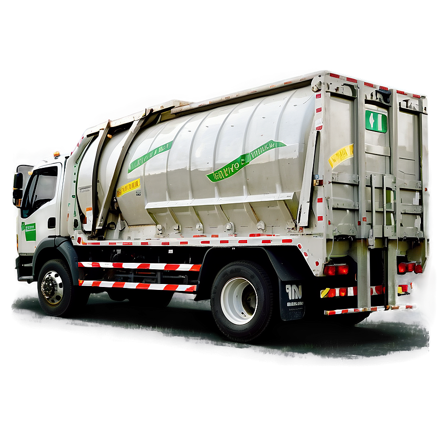 Garbage Truck In Action Png 06202024 PNG Image