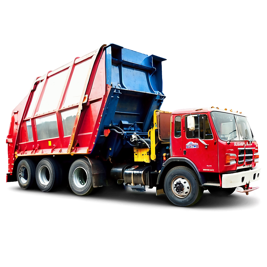 Garbage Truck Unloading Png Yno PNG Image