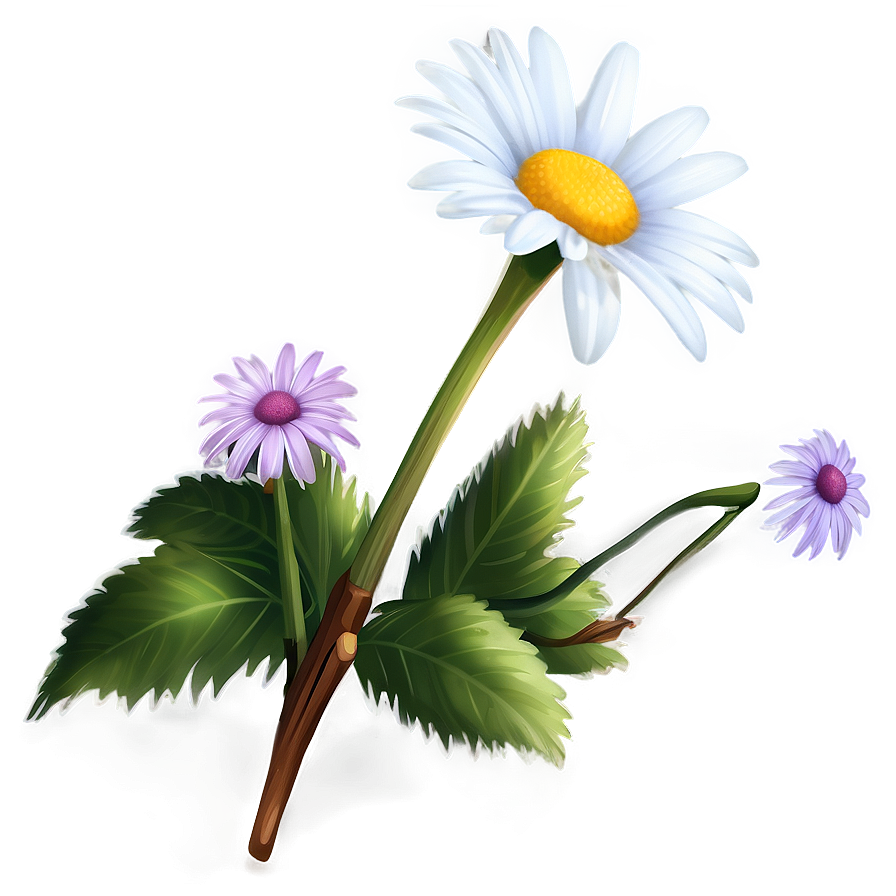 Garden Daisy Png Mib95 PNG Image