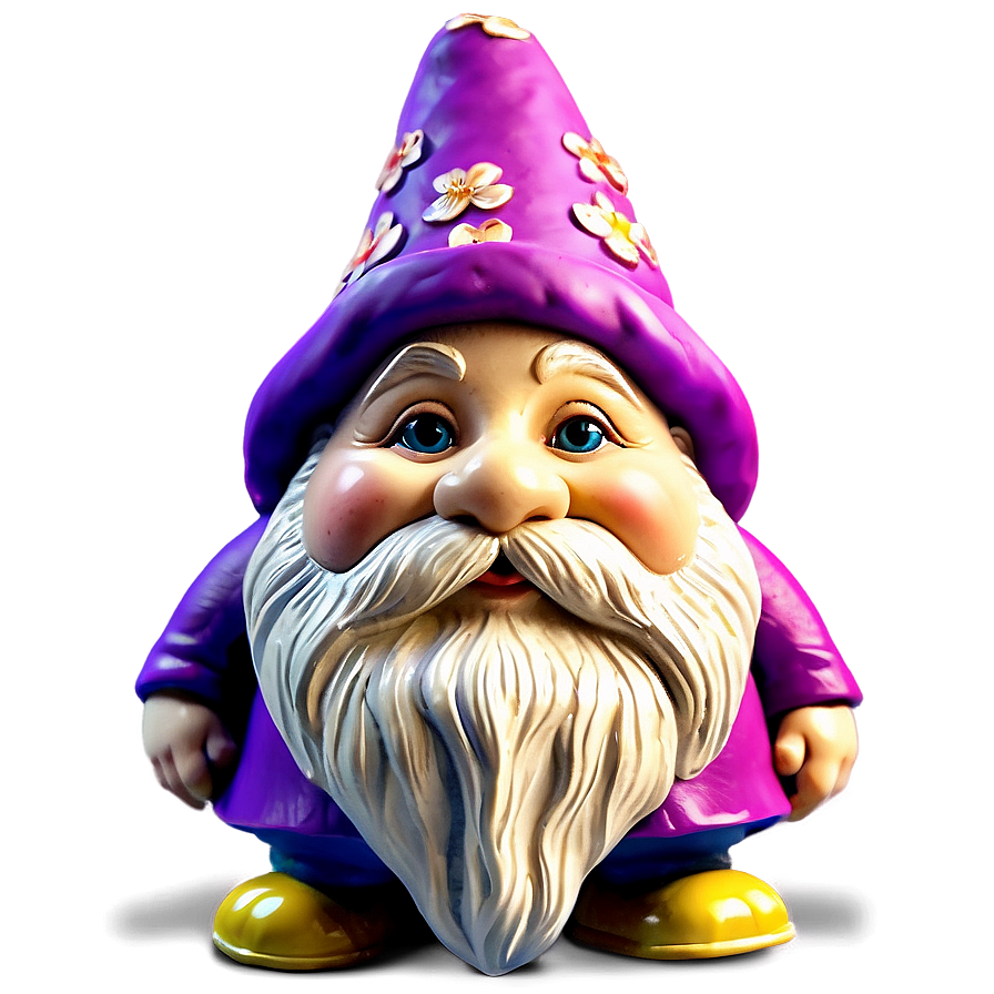 Garden Gnome With Basket Png Vep PNG Image