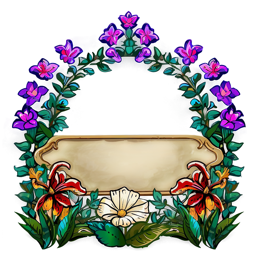 Garden Name Plate Png Lvr PNG Image