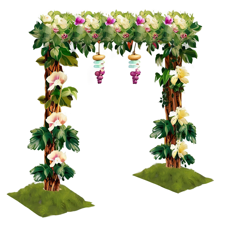 Garden Party Decor Png 06112024 PNG Image