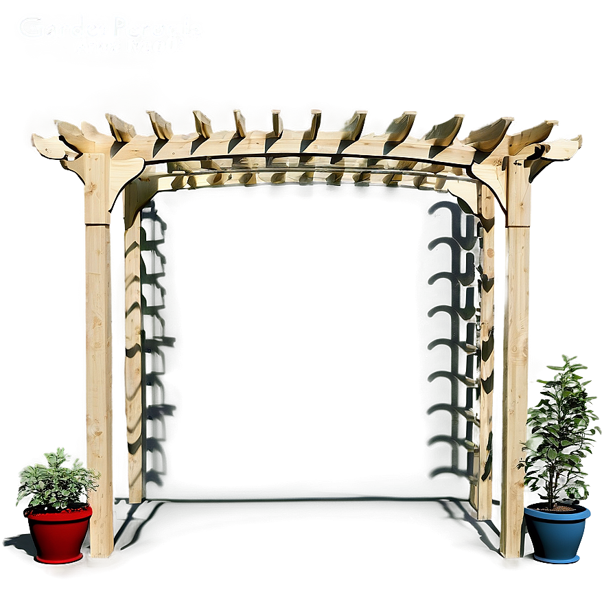 Garden Pergola Ideas Png Anl PNG Image