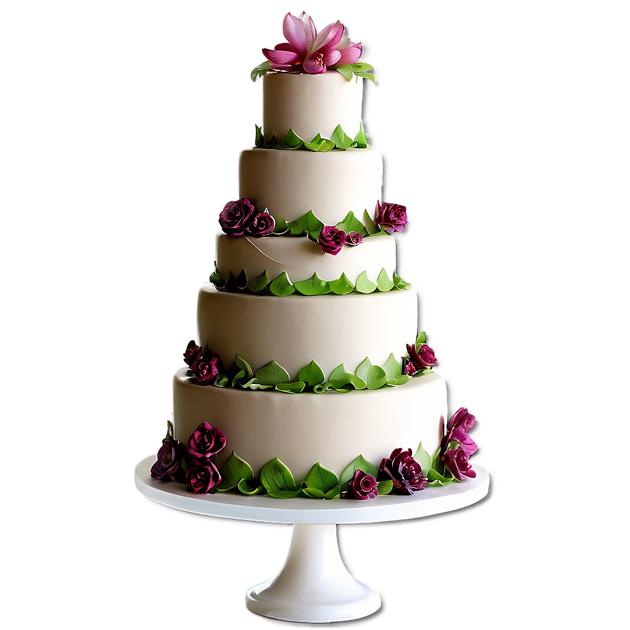 Garden Wedding Cake Png Ord91 PNG Image