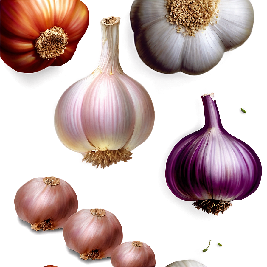 Garlic Drawing Png Qhk PNG Image