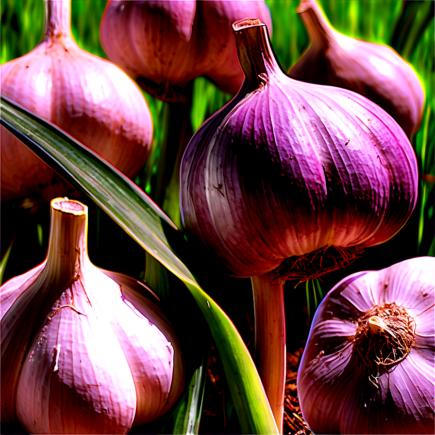 Garlic Field Png Wmp PNG Image