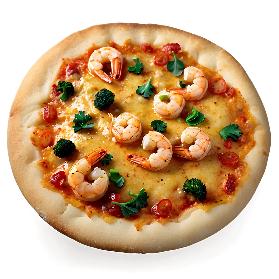 Garlic Shrimp Pizza Png Iaw PNG Image