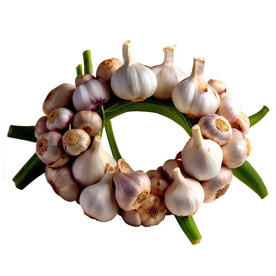 Garlic Wreath Png 05242024 PNG Image